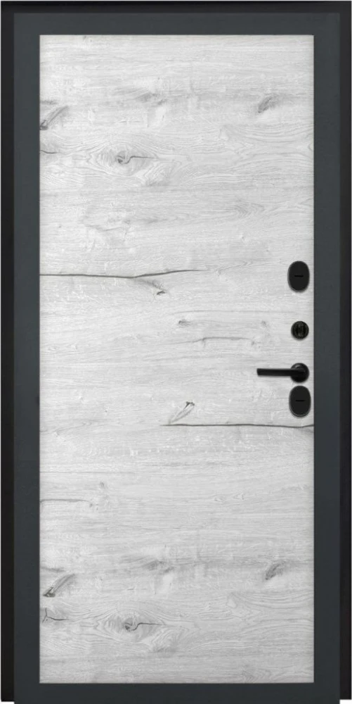 Входная дверь ДвериПРО L Термо Без фрезеровки Дуб арктик горизонт DPRO198255 внутренняя сторона