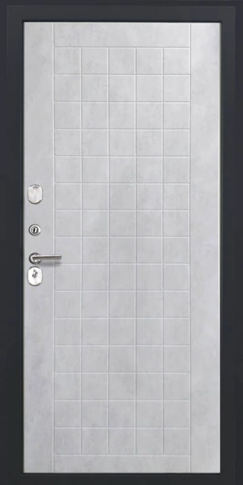 Входная дверь ДвериПРО L-Термо серебро ФЛ-256 (10мм, бетон снежный) DPRO200150 внутренняя сторона